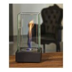 Bio - chemine de table aoste 800w noir tecno air system
