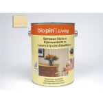 Biopin - lasure � la cire d'abeille naturelle blanche 0, 75l soit 10m� - nuance de bois