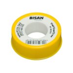 Bisan - 12m x 12mm x 0. 1mm plombiers de gaz t�flon blanc ruban ptfe joint filetage fuite