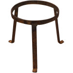 Biscottini - cache - pot en fer forgé soucoupe intérieure et extérieure piédestal rond pour plantes trépied ... Biscottini - cache - pot en fer forgé soucoupe intérieure et extérieure piédestal rond pour plantes trépied ...