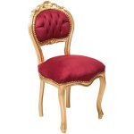 Biscottini - chaise de cuisine en bois chaise  manger 92x45x45 cm chaise rembourre fauteuil baroque ...
