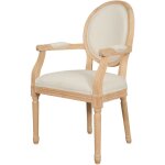 Biscottini - chaise rembourre en bois et tissu chaise vintage fauteuil de chambre chaise de salle  ...