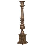 Biscottini - chandelier en bois massif, fait à la main l15xpr15xh78 cm Biscottini - chandelier en bois massif, fait à la main l15xpr15xh78 cm