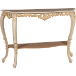 Biscottini - console en bois , finition brute fabriquée en italie Biscottini - console en bois , finition brute fabriquée en italie