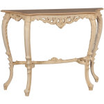 Biscottini - console en bois , finition brute fabriquée en italie Biscottini - console en bois , finition brute fabriquée en italie