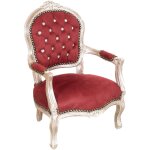 Fauteuil lit baroque 73x50x51 cm chaise louis xvi style français fauteuil de chambre tapissé fauteuil ... Fauteuil lit baroque 73x50x51 cm chaise louis xvi style français fauteuil de chambre tapissé fauteuil ...