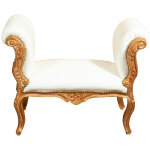 Fauteuil louis xvi de style français en hêtre massif Fauteuil louis xvi de style français en hêtre massif