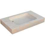 Biscottini - lavabo en marbre blanc vier de cuisine vasque  poser vier en pierre vier intrieur et ...