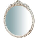 Biscottini - miroir vertical mural, en bois. finitions : blanc crus. fabriqu en italie l40xpr4xh45 ...