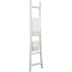 Porte - serviettes �chelle bois moderne salle de bain sol mur � mur d�coratif �chelle porte - objet biblioth�q ...