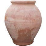 Biscottini - pot toscan en terre cuite 84x70x70 cm grand vase d'extrieur jardinire de jardin fabriqu ...
