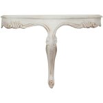 Biscottini - tag�re murale en bois finition blanche antique 43x21x32 cm made in italy �tag�re d'angle ...