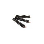 Bizline - dominos, barrette 2 5 mm noir (12 plots)
