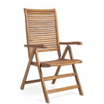 Bizzotto - fauteuil de jardin relax 57, 5x70x111 cm en acacia huil� - ines
