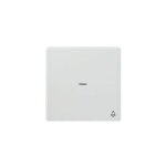 Bouton poussoir cloche avec diffuseur blanc siemens delta style 5tg72705wh11