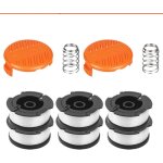 Black + decker af - 100 - 3zp bobine de remplacement pour tondeuse � gazon, bobine, jeu 6 + 2 + 2 tonchean ...