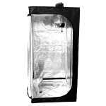 Black silver - bbs eco mylar 70d chambre de culture - 90x90x200 cm - armoire de culture