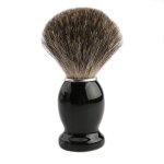 Blaireau de rasage - blaireau de rasage en poils v�ritables - brosse en poils de blaireau naturels pour ...