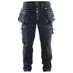 Blaklader - jean de travail slim x1900 artisan cordura stretch 1999 - bleu fonc� - 46 - jambes longues ...