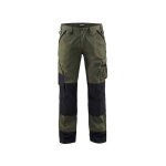 Blaklader - pantalon de travail paysagiste - 1454 - vert fonc� - 48 - jambes courtes