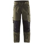 Blaklader - pantalon de travail services ripstop vert olive / noir 56