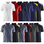 Blaklader - polo de travail piqu� bicolore - 3324 - noir / jaune - m