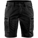 Blaklader - short de travail femme services stretch noir 34