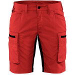 Blaklader - short de travail femme services stretch rouge / noir 52