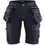 Blaklader - short de travail femme stretch 2d x1900 artisan denim marine / noir 42
