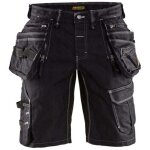 Blaklader - short de travail x1900 artisan cordura strech noir 48