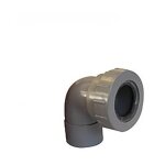 Blanc habitat - coude pvc 90� avec joint a levre et emboitement femelle