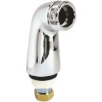 Raccord colonette droit 'luxe' chromé Raccord colonette droit 'luxe' chromé