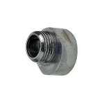 Raccord laiton chrome excentre 5 - femelle - male Raccord laiton chrome excentre 5 - femelle - male
