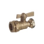 Robinet droit pour compteur d'eau �crou pe d 32mm f 1'' - somatherm - 69 - 32 - 26