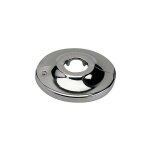 Rosace plate articulee laiton chrome pour tube cuivre