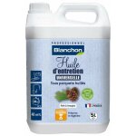 Huile d'entretien universelle blanchon 5110086 biosourc�e mat 5l pr�t � l?emploi pour tous les parquets ...