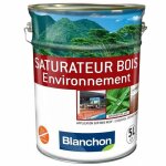 Blanchon - saturateur bois environnement biosourc 5 litres gris vieilli