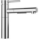 Blanco - alta ii - mitigeur d'vier avec douchette extractible, rabattable sous la fentre, chrome 527557 ...