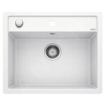 Blanco - dalago 6 - �vier en silgranite, 605x500 mm, avec commande de vidage, blanc 514771