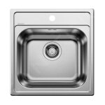Blanco dana - vier, 480x500 mm, inox 525322