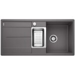 Blanco - evier metra 6s - f silgranit - gris rocher - vidage : automatique