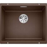 Blanco - subline 500 - �vier en silgranit, 53x46 cm, infino, caf� 523441