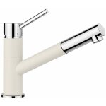 Blanco - kano s - robinetterie d'vier avec bec extractible, blanc doux / chrome 526953