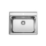 Blanco - lemis 6 - �vier, 62x50 cm, inox bross� 525108