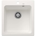 Blanco - naya 45 - vier en silgranit, 51x47 cm, blanc 526574