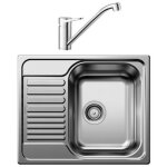 Blanco - pack �vier inox + mitigeur chrom� 527908