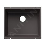 Blanco - subline 500 - �vier en silgranit, 50x40 cm, gris rocher 527798