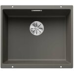 Blanco - subline 500 - �vier en silgranit, 53x46 cm, infino, gris 527353