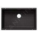 Blanco - subline 700 - vier en silgranit, 73x46 cm, anthracite 527805