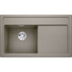 Blanco - zenar 45 - �vier en silgranit, 86x51 mm, avec commande excentrique, infino, tartufo 523859